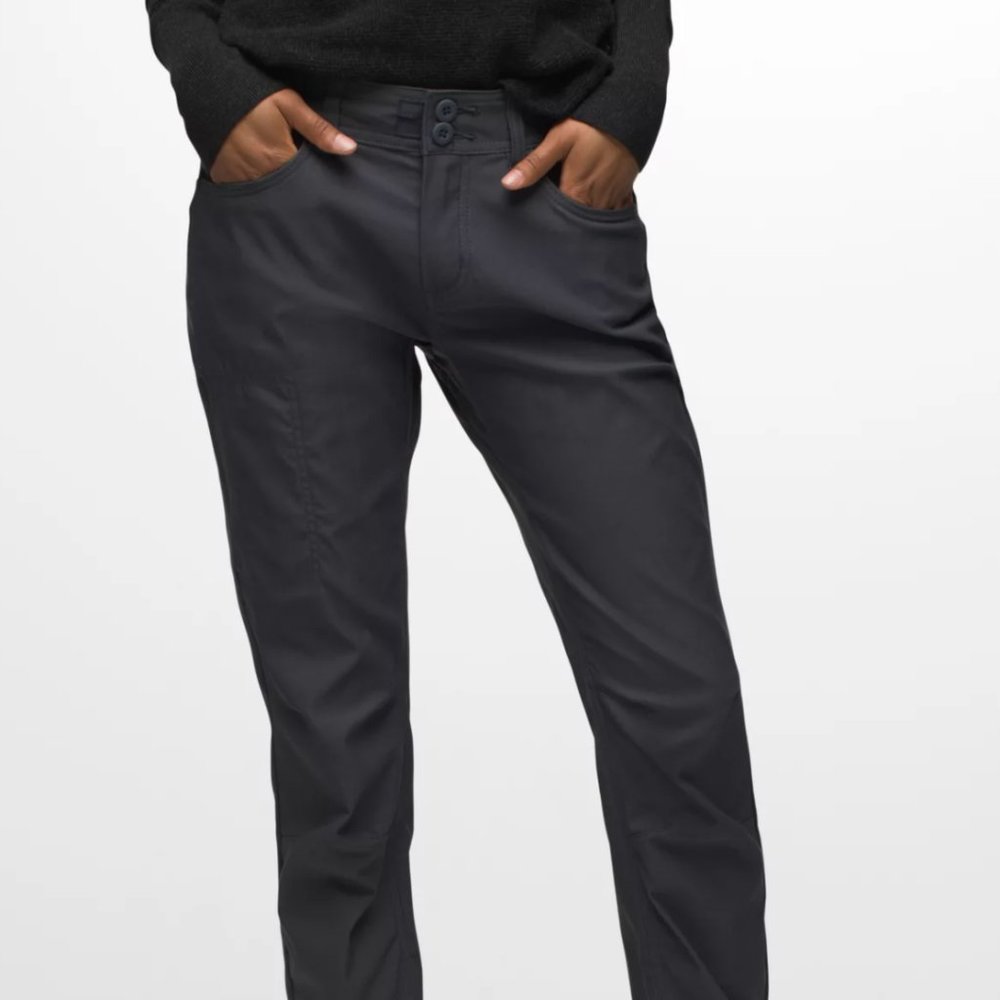 Prana Gray Hiking Outdoor Pants - Halle Straight Pant II